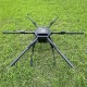 RJX1850A  6-Axis Carbon Fiber Umbrella Folding Hexacopter Frame with upper and below battery tray without motor mounts