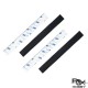 RJX 4pcs 250x 30x 2mm Mesh Surface FPV Anti-Slip Damping Silicone Mat Adhesive Tape for RC Quadcopter Multicopter Lipo Battery