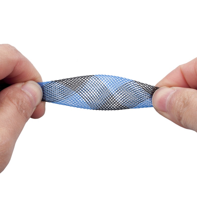 RJXHOBBY 6mmX5m Nylon Expandable Braided Cable Sleeving, Braided Wire Sleeve, Cable Sheath Mesh Wire Loom