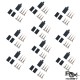 RJXHOBBY JR / Hitec / Spektrum Style Servo Connector Plugs Male / Female