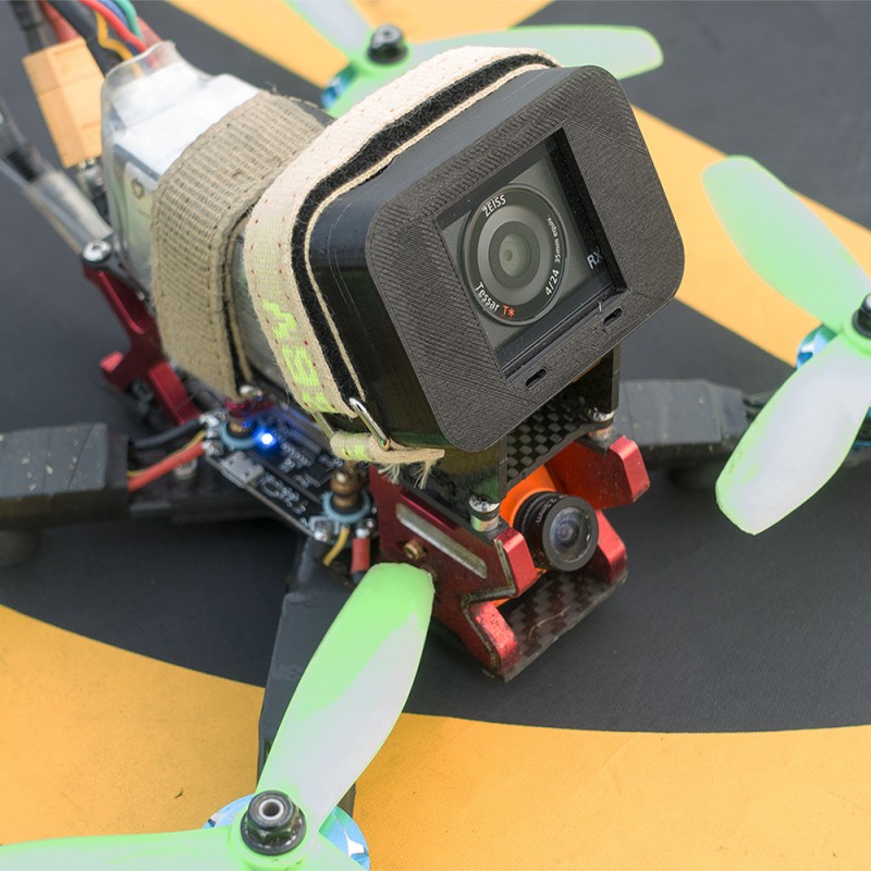 RJX Mini Camera Mount TPU Protective Case 3D Printed for Sony DSC-RX0