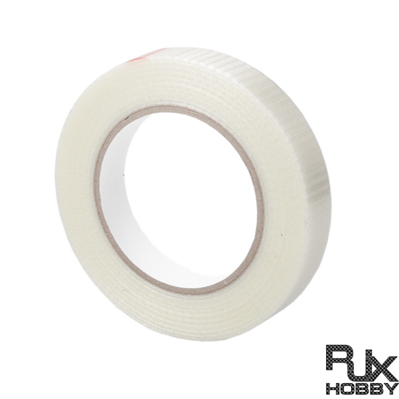 RJXHOBBY High Strength Chequered Fibre Tape (Width: 12 15 20 25 30mm,Length: 50m)