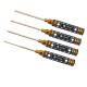 RJX 4pcs Hollow Handle Hex Screw driver Tools Kit Set 1.5mm / 2.0mm / 2.5mm / 3.0mm for RC Models Car Boat Airplane
