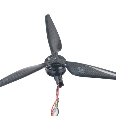 RJX Carbon Fiber Folding Propeller – 3 BLADE – 26 x 8.5 DJI M10 120KV Motor (1 Set)