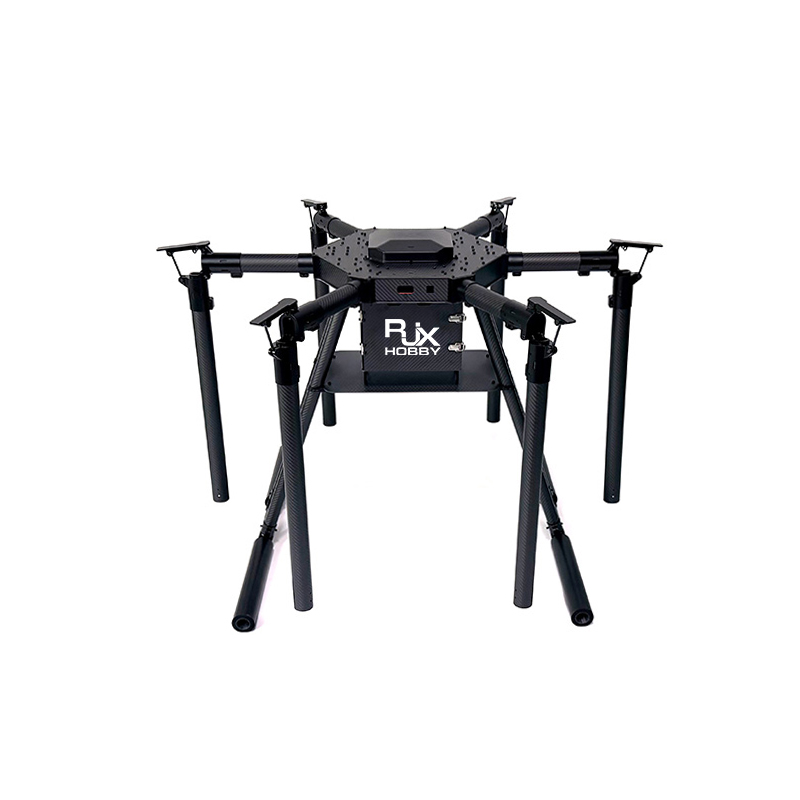 RJX1958A 6-Axis Carbon Fiber Umbrella Folding Hexacopter Frame without motor mounts