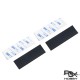 RJX 4pcs 100x 30x 3mm Mesh Surface FPV Anti-Slip Damping Silicone Mat Adhesive Tape for RC Quadcopter Multicopter Lipo Battery