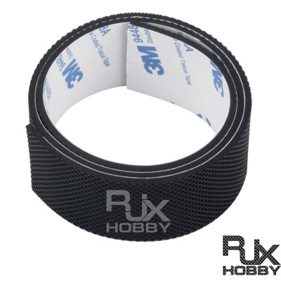 RJX 1pcs 500x 30x 2mm Mesh Surface FPV Anti-Slip Damping Silicone Mat Adhesive Tape for RC Quadcopter Multicopter Lipo Battery