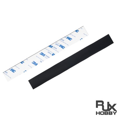RJXHOBBY 2pcs Mesh Surface FPV Anti-Slip Damping Silicone 250x30x1mm Mat Adhesive Tape for drone Lipo Battery