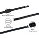 RJXHOBBY 2pcs Kevlar Battery Strap Kevlar Stitching Rubber Grip and Metal Buckle(Width: 12mm Length: 100 -400mm ） ﻿