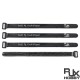 RJX Non-Slip Silicone Battery Straps – 4 Pack (Width: 16mm Length:150 /200 /210 /220 /230 /250 /300mm)