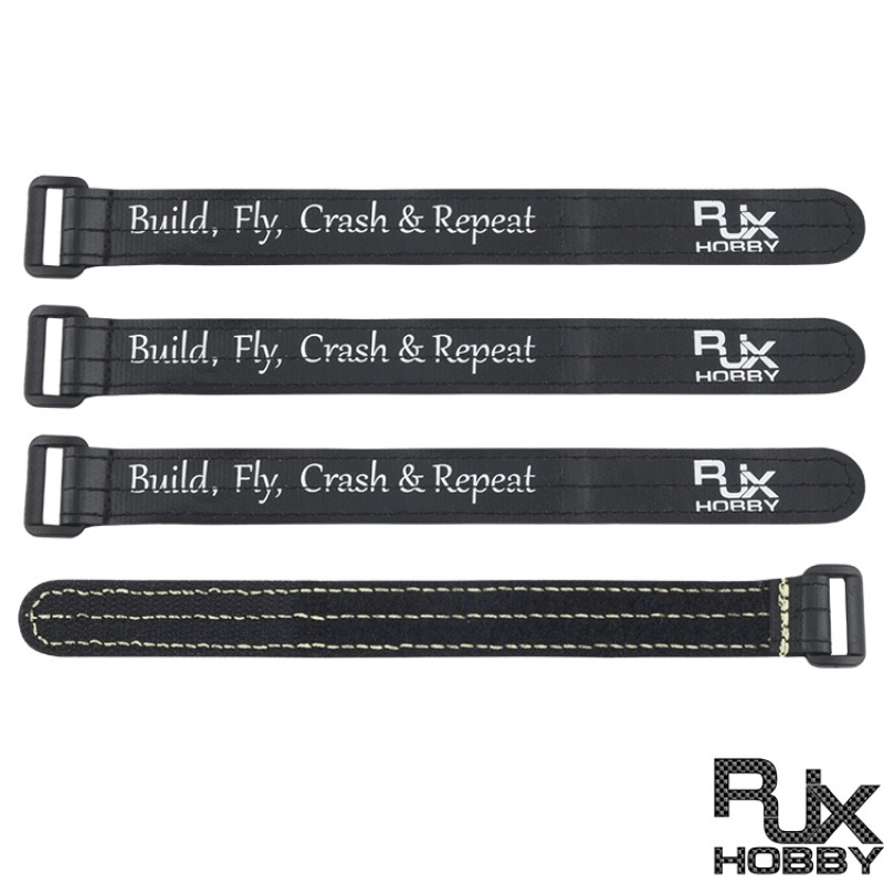 RJX Non-Slip Silicone Battery Straps – 4 Pack(Width: 20mm Length:200 /210 /220 /230 /250 /300mm)