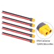 RJXHOBBY 5pcs XT60 Female Connector with Sheath Housing Connector with 150mm 12AWG Silicon Wire for RC Lipo Battery 