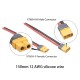 RJXHOBBY 5pcs XT60 Female Connector with Sheath Housing Connector with 150mm 12AWG Silicon Wire for RC Lipo Battery 