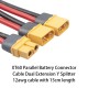 RJXHOBBY 1pcs XT60 Parallel Battery Connector Cable Dual Extension Y Splitter Male to Female for DJI Phantom RC Plane