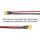 RJXHOBBY 5pcs XT30U Female Connector with 150mm 16AWG Silicone Wire for RC LiPo Battery FPV Racing Drone