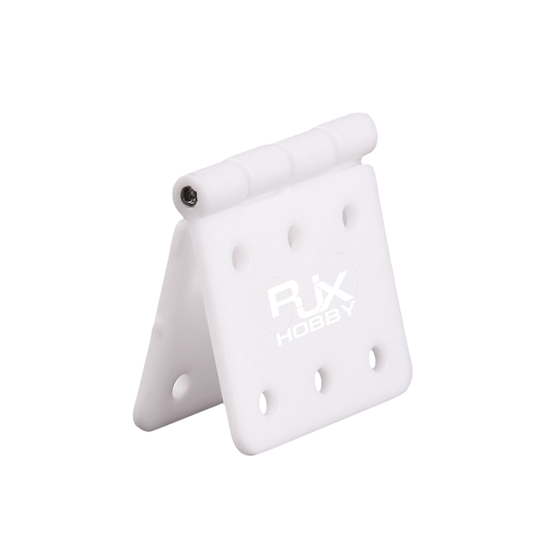RJXHOBBY 20PCS Small Pinned Nylon Hinge RC Airplane Plane Parts Replacement