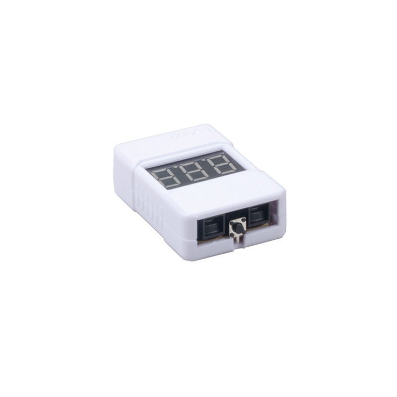 RJXHOBBY Lipo Battery Low Voltage Tester Checker 1S-8S Buzzer Alarm with LED Indicator