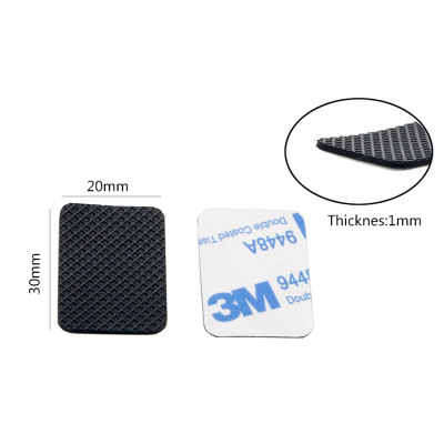RJX 3(M) Anti-Slip Silicone Tape 20X30X1mm x 10 pcs for Battery