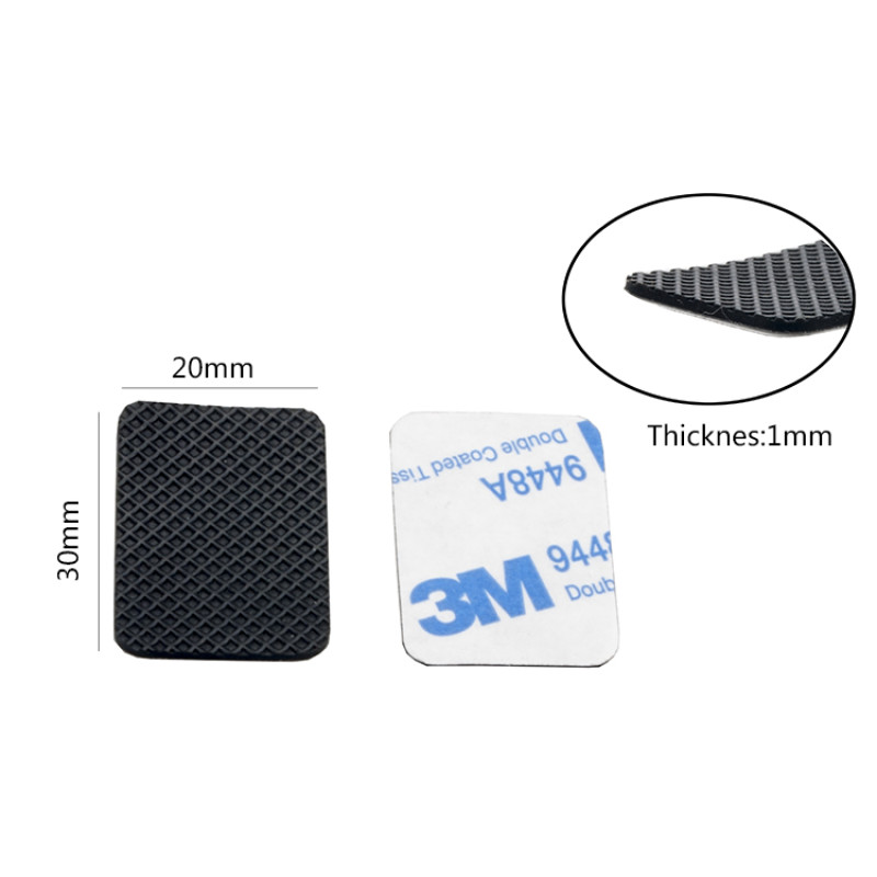 RJX 3(M) Anti-Slip Silicone Tape 20X30X1mm x 10 pcs for Battery