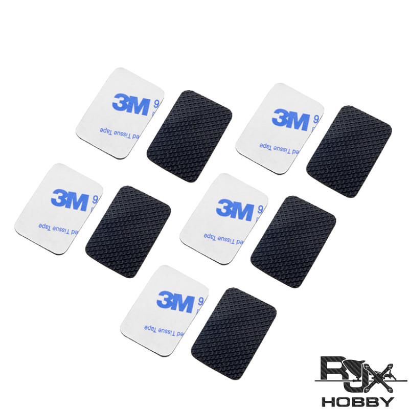 RJX 3(M) Anti-Slip Silicone Tape 20X30X1mm x 10 pcs for Battery