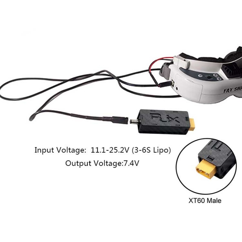 RJXHOBBY 7.4V 3-6S BEC for Fatshark Goggle FPV Racing Drone