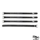 RJX Kevlar Stitched  Battery Strap w/ Metal Buckle– 4 Pack Black(Width: 10mm Length:100 /120 /130 /150 /170 /190 /200mm