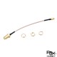 RJXHOBBY MMCX to SMA Female 60mm Low Loss FPV Antenna Extension Cable Antenna Adapter
