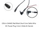 RJXHOBBY FPV Drone Dc5.5x2.1mm Battery Silicone Extension Line (for Fat Shark Goggle)