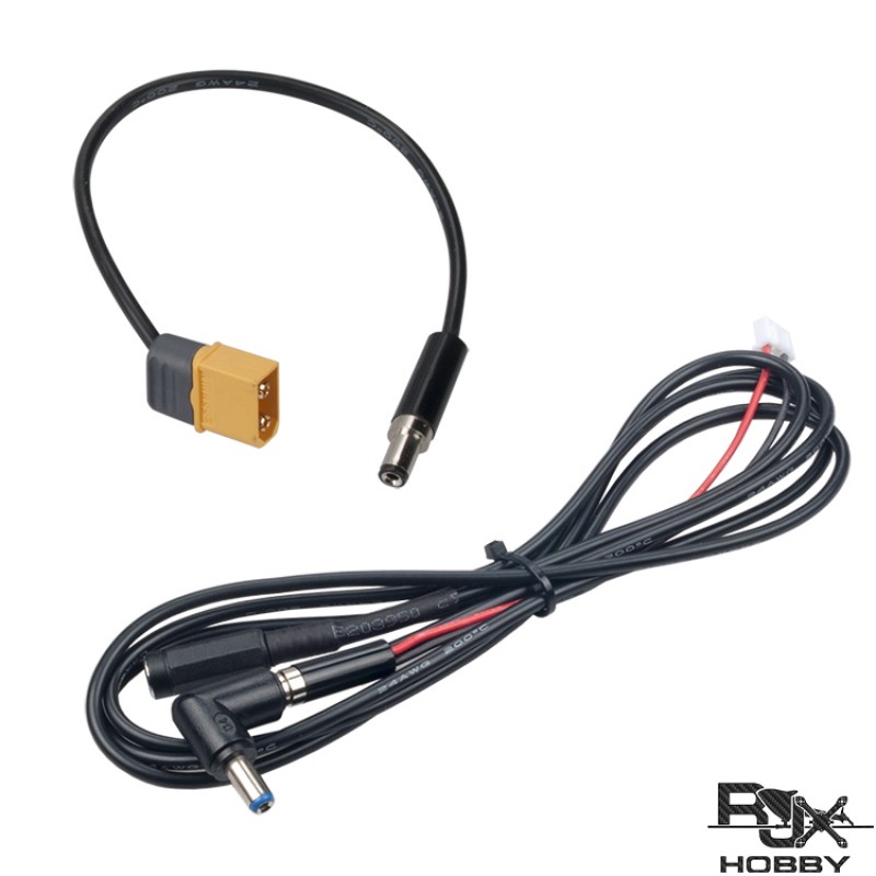 RJXHOBBY FPV Drone Dc5.5x2.1mm Battery Silicone Extension Line (for Fat Shark Goggle)