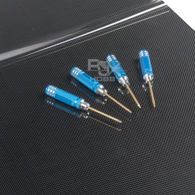 RJXHOBBY Mini Titanium Alloy Hex Wrenches Screw Removal Driver Tools Kit 1.5mm 1.65mm 2.0mm 2.5mm for RC Helicopter 4pcs
