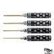 RJX 4pcs Phillips Screwdriver Tools Kit Set 3.0mm 4.0mm 5.0mm 5.8mm for RC FPV Car Boat Airplane
