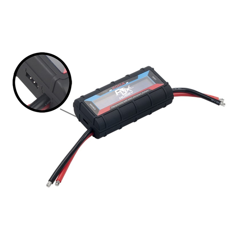 RJXHOBBY 200 Amps Power Analyzer, G.T. Power RC Watt Meter with LCD Screen, for RC, Battery, Solar, Wind Power
