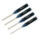 RJX 4pcs Phillips Screwdriver Tools Kit Set 3.0mm 4.0mm 5.0mm 5.8mm for RC FPV Car Boat Airplane