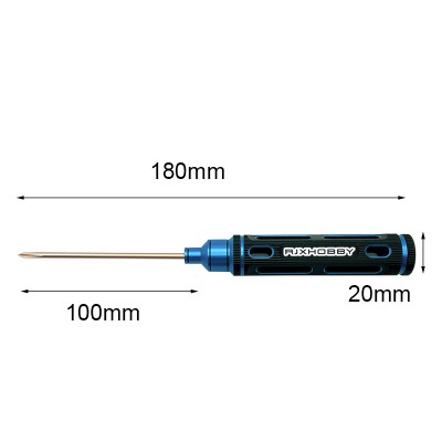 RJX 4pcs Phillips Screwdriver Tools Kit Set 3.0mm 4.0mm 5.0mm 5.8mm for RC FPV Car Boat Airplane