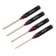 RJX 4pcs Phillips Screwdriver Tools Kit Set 3.0mm 4.0mm 5.0mm 5.8mm for RC FPV Car Boat Airplane