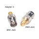 RJXHOBBY 4 pcs SMA to BNC Kits RF Coaxial Adapter Male Female Coax Connector 