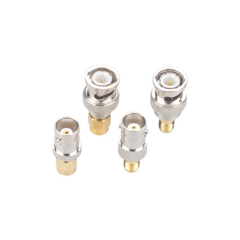 RJXHOBBY 4 pcs SMA to BNC Kits RF Coaxial Adapter Male Female Coax Connector 