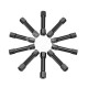 RJXHOBBY 50Pcs M3  Hex Standoff Hexagon Studs Aluminum Alloy Multicolor for PCB
