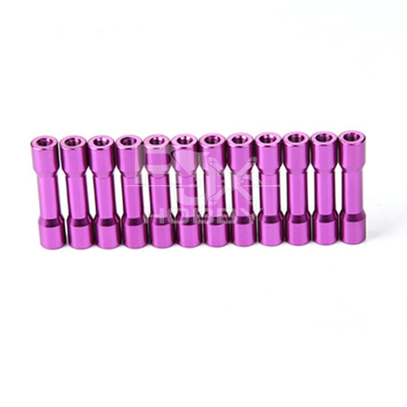 RJXHOBBY 50Pcs M3  Round Head Alum Standoff for RC Multirotors FPV Quadcopter 