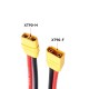 RJXHOBBY 2pcs XT90 Plug Male Female Connector with 150mm 10AWG Silicon Wire for RC Lipo Battery FPV Drone