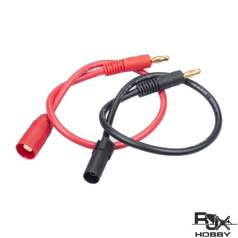 RJX 300mm  12 AWG 4.0 banana head charging wire self welding adapter