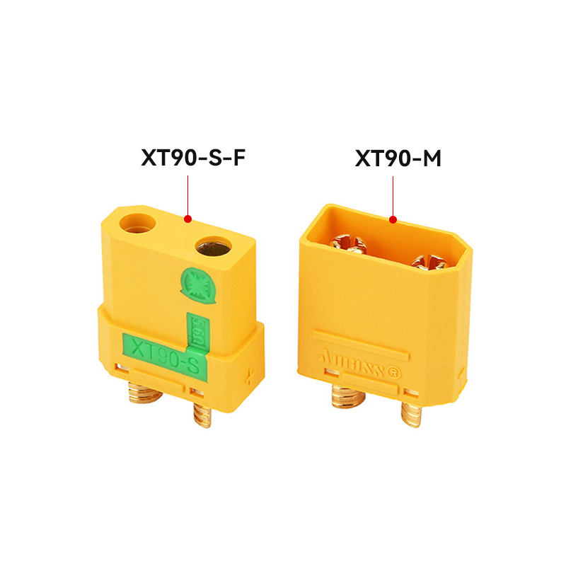 RJXHOBBY  XT90-S Anti Spark Male&Female Connector Plug + housing for RC Li-poly Battery ESC, and Charge Lead