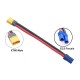 RJXHOBBY EC5 Female To XT60 Male Conversion Adapter 150mm 10AWG 