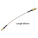 RJXHOBBY MMCX to SMA Female 60mm Low Loss FPV Antenna Extension Cable Antenna Adapter