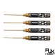 RJX 4pcs Hollow Handle Hex Screw driver Tools Kit Set 1.5mm / 2.0mm / 2.5mm / 3.0mm for RC Models Car Boat Airplane