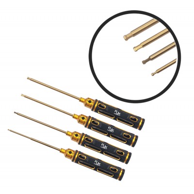 RJX Hex Ball tip Screw driver  Bits 1.5,2.0,2.5,3.0mm