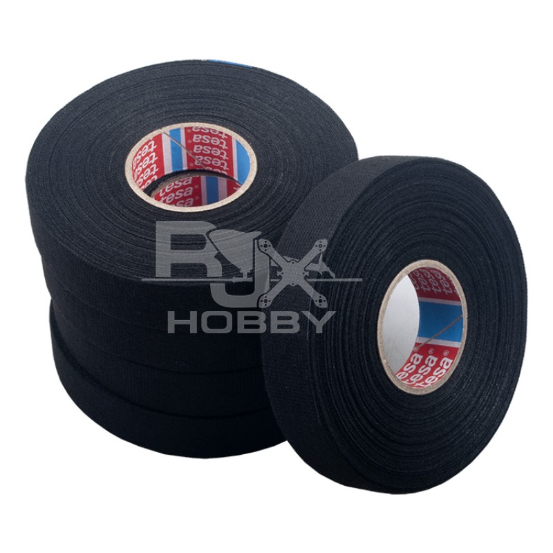 RJX 25meters Tesa cloth tape for wire harnessing, cloth self-adhesive car wiring, high/low temperature resistant