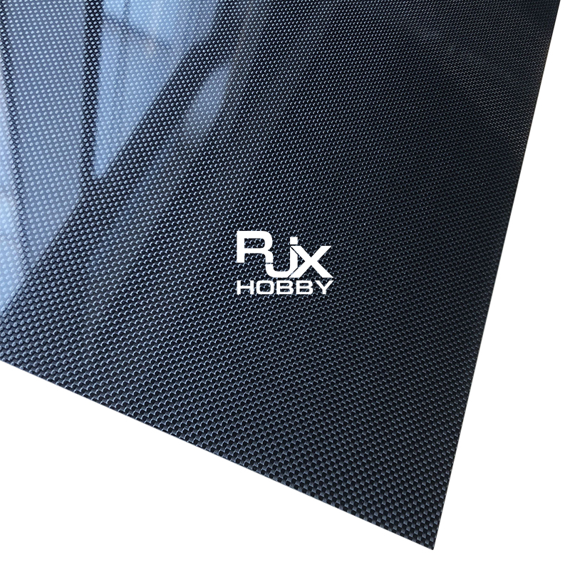 RJXHOBBY 3K 100% Full Carbon Fiber Sheet 500x400x0.5-10mm (Plain glossy )