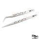 RJX High Precision Tweezers Stainless Steel  Cooling Hole Electronics Repair Hand Tools