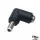 RJXHOBBY 90 degree DC power switch head Female DC5.5X2.1mm to Male DC5.5X2.5mm